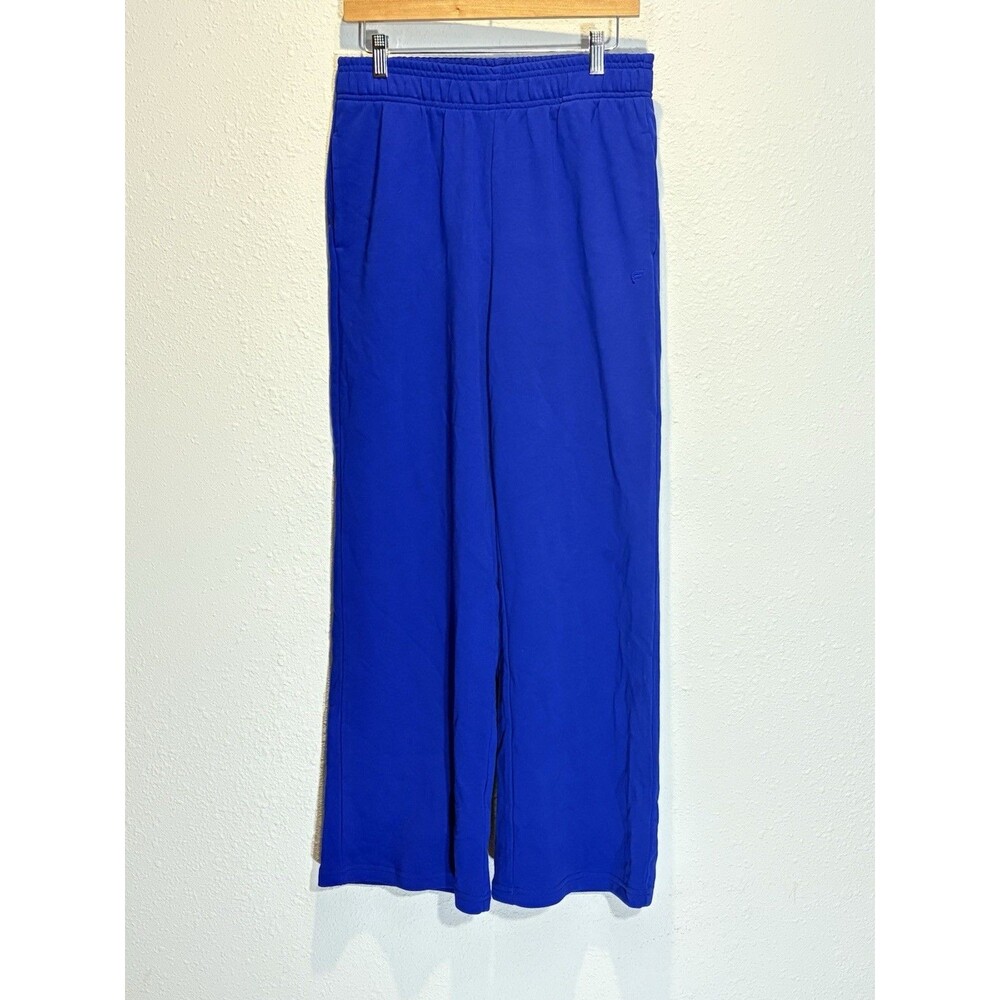 Women's Blue Activewear Pants Pull On Elastic Waist Solid Regular Fit fabletics
